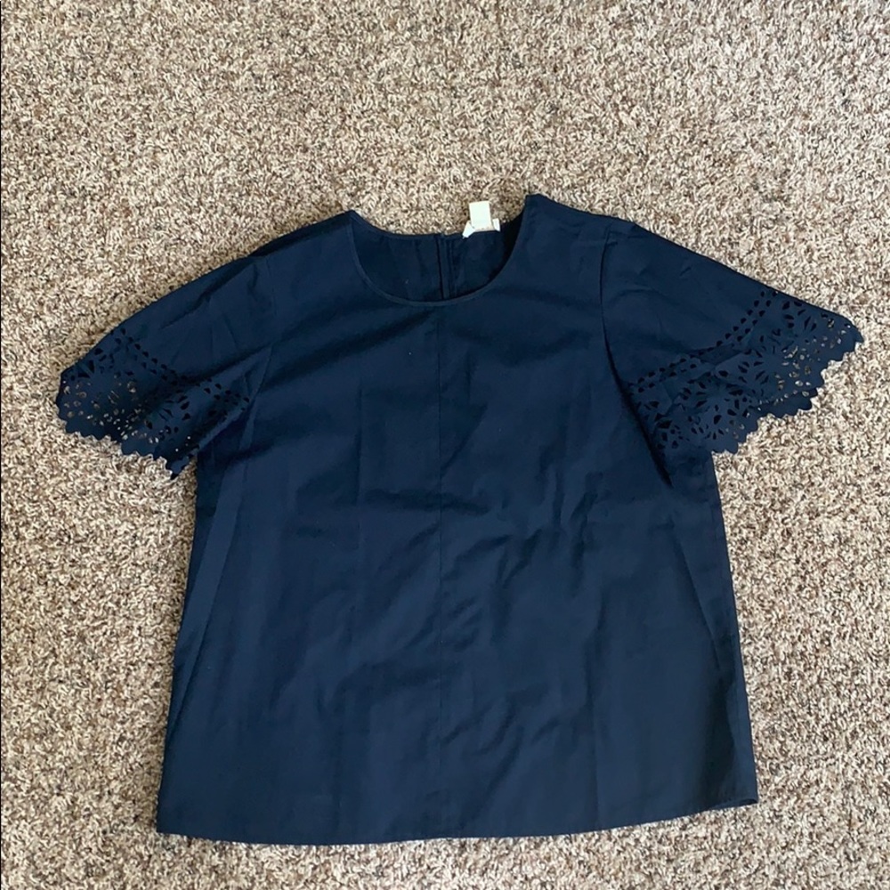 Navy blouse